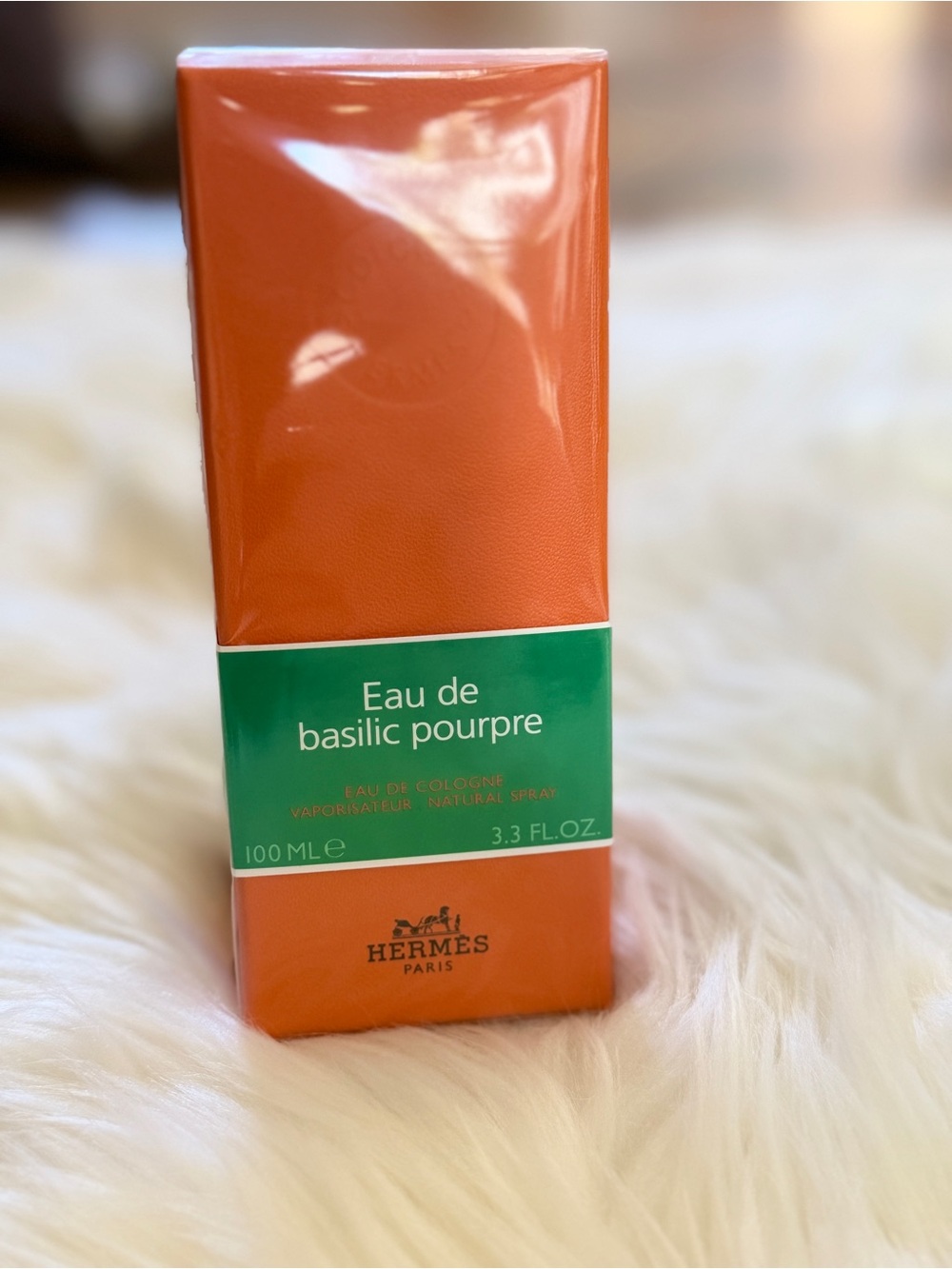 Hermès Eau de Basilic Pourpre 100ml - Orange & Green Box